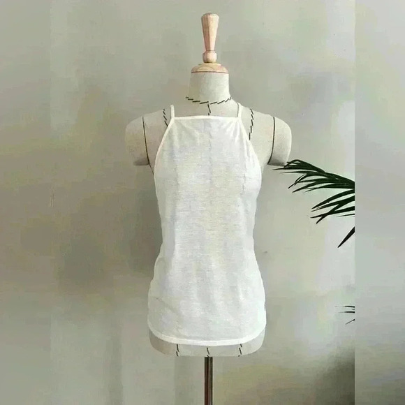 Victoria's Secret Tops - Victoria’s Secret Angels Lightweight White Open-Back Tank | XS | Layering Tank
